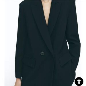 Zara Oversized Black Women's Blazer